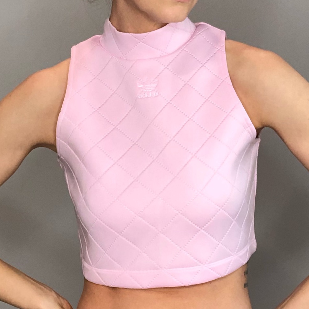 Adidas Originals Cropped Top with zip detail - Picture 6 of 7